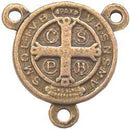 St. Benedict medal Center piece - Bronze (1.2 cm-0.5")
