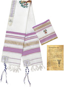 Holy Land Market Grafted IN - Messianic Christian Prayer Shawl/Tallit Prayer Shawl - Creation and Restoration Talit (Black)