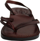 Sandalias/deslizadores de cuero de Jesús bíblico para hombres/mujeres del Mercado de Tierra Santa de Jerusalén (Estilo Elizabeth)