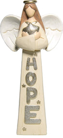 Holy Land Market Resin Love Angel - Decorated with Stars