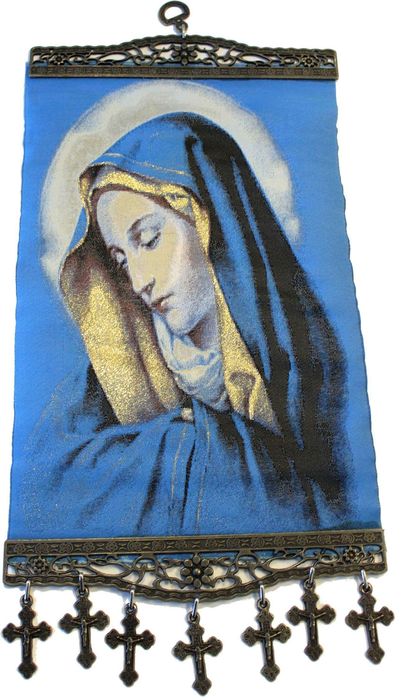 Tapiz de pared extra grande del Mercado de Tierra Santa con impresión térmica en tela sintética decorada (17.5 x 8 pulgadas)