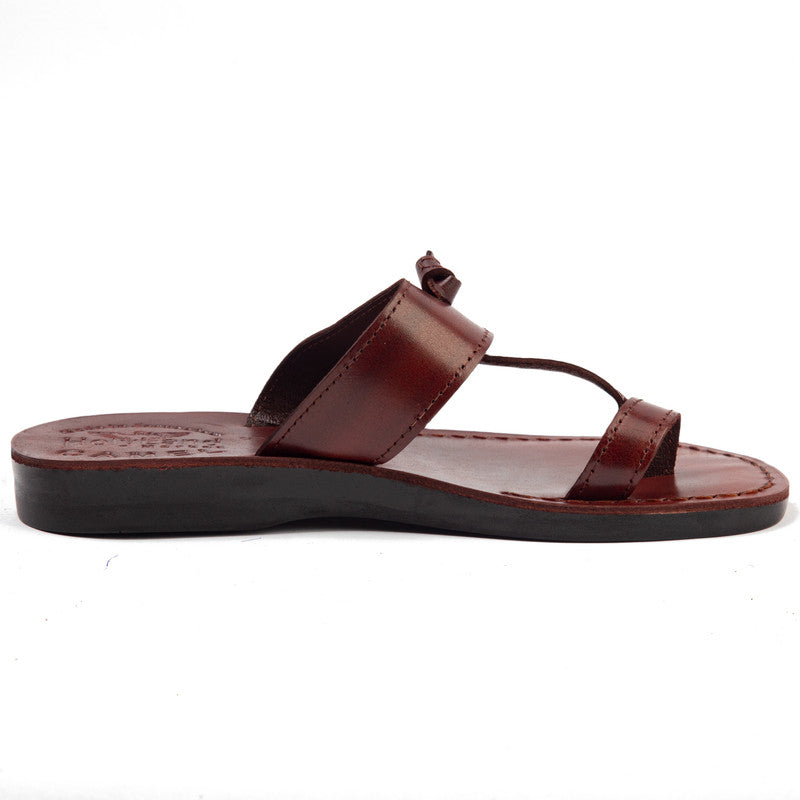 Holy Land Market Men/Women Biblical Jesus Leather Sandals/Slides From Jerusalem (Nazareth Style)