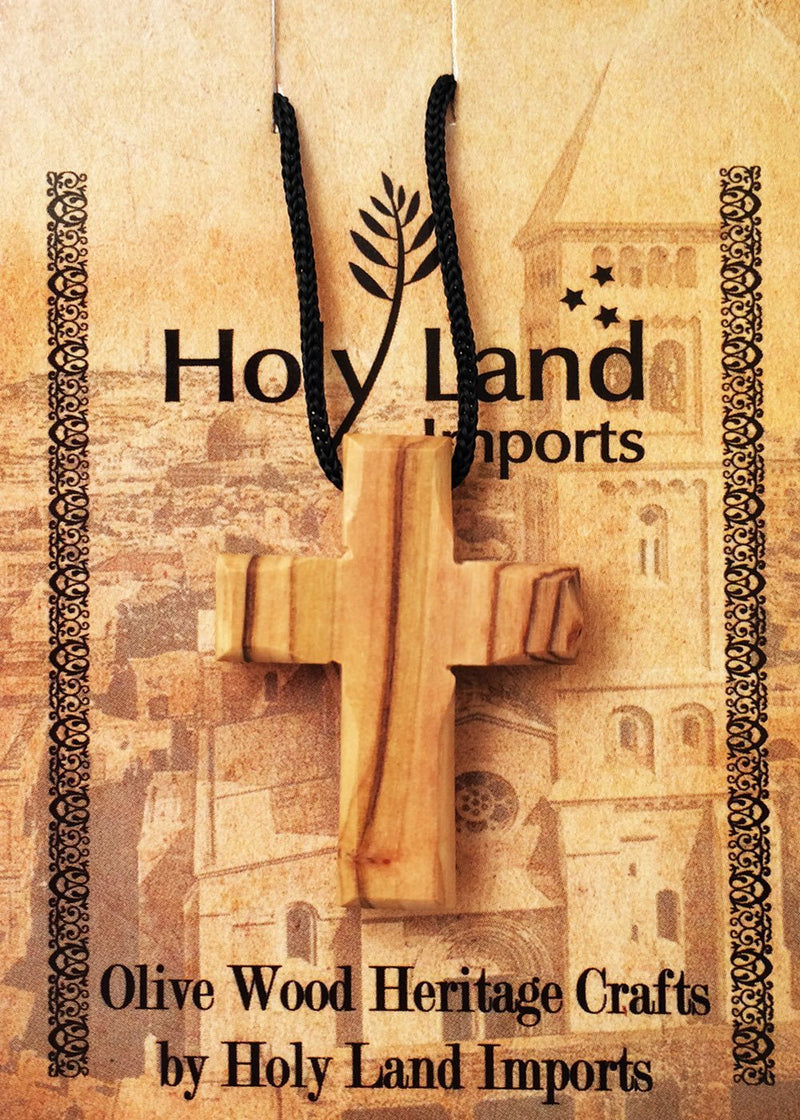 Olive Wood Cross Pendant (1.5 inches Height)