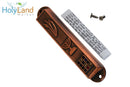 Holy Land Market Copper Mezuzah Set, 3.5 Inch, 5 Traditional Designs with Scrolls and Screws