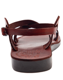 Sandalias/Chanclas Bíblicas de Jesús de Cuero para Hombres/Mujeres del Mercado de Tierra Santa (Estilo Yashua II)