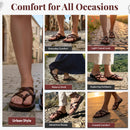 Holy Land Market Men/Women Biblical Jesus Leather Sandals/Slides From Jerusalem (Jerusalem Style I)
