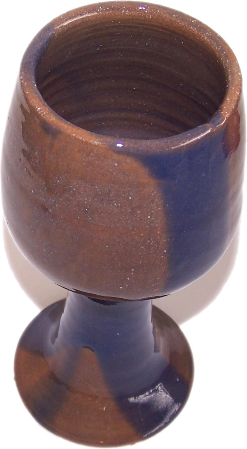 Holy Land Market Terra Cotta Biblical Wine Goblet Communion Chalice