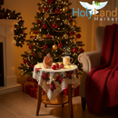 Holy Land Market Hand-Carved Olive Wood Holy Family Statue – Holy Family Nativity Scene from Bethlehem – 3.75” Christmas Decor for Home or Church with Nativity Story Booklet, Certificate & Prayer Card