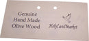 Large Communion Wine Goblet - Chalice Olive Wood (6 Inches Large) - Asfour Outlet Trademark