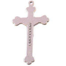 43x23 mm Pewter rosary crucifix (1.7x0.9")