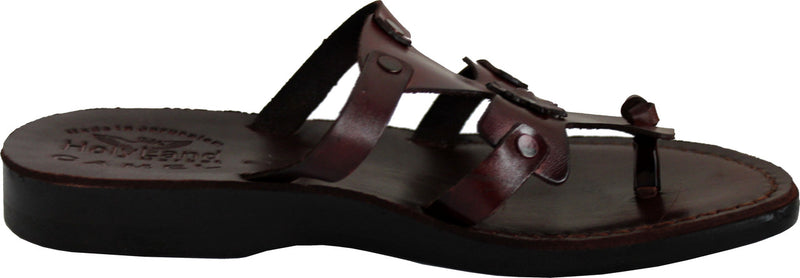 Holy Land Market Men/Women Biblical Jesus Leather Sandals/Slides From Jerusalem (Sarah Style I)