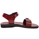 Sandalias/deslizadores de cuero bíblicas para hombres/mujeres de Jesús del Mercado de Tierra Santa desde Jerusalén (Estilo Jerusalén I)