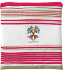 Holy Land Market Grafted IN - Messianic Christian Prayer Shawl/Tallit Prayer Shawl - Creation and Restoration Talit (Black)