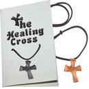El hermoso colgante de la Cruz Sanadora - con collar expandible y caja de regalo y oraciones