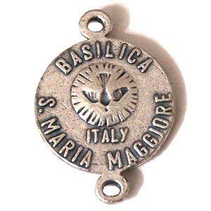 Basilica Santa Maria medal - Pewter (1.5cm-0.6" in diameter)