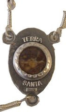 Rosario de madera de olivo con tierra de la Tierra Santa - Suelo - Con certificado de autenticidad.