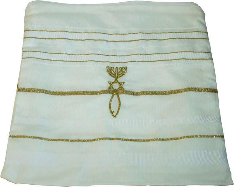 HolyLandMarket Mens Messianic Shawl/Tallit - The Messiah Tallit