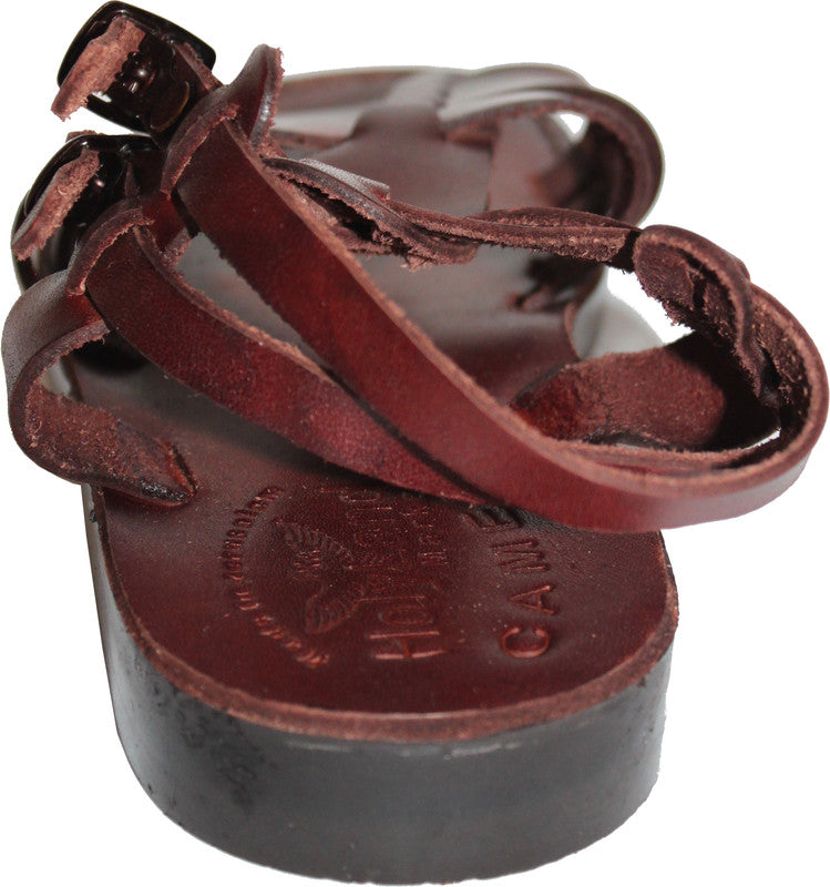 Holy Land Market Men/Women Biblical Jesus Leather Sandals/Slides From Jerusalem (Jeremiah Style)