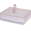 3 Nails of our Lord Silver Cross pendant - Small ( 2 cm OR 0.8 inch ) chain not included