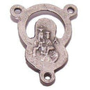 Sagrado Corazón con María - Centro - Estaño (1.7 cm-0.7")