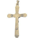 Crucifijo ligero - Bronce (4.5 cm o 1.77")