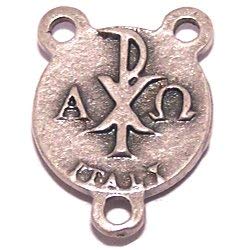 St. Theresa of Lisieux - resined center - Pewter (1.4 cm - 0.55")