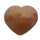 Corazón Inmaculado de María - centro de madera esmaltada (3.5cm - 1.4")