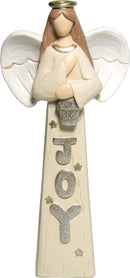 Holy Land Market Resin Love Angel - Decorated with Stars