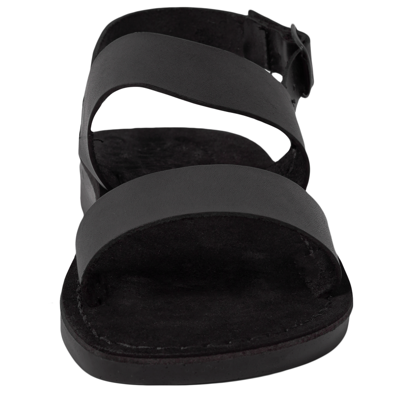 Holy Land Market Unisex Adults/Children Genuine Leather Biblical Sandals/Flip Flops/Slides/Slippers  (Jesus) Suede II