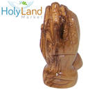 Holy Land Market Olivewood Praying Hands (6-9 cm or 2.5 to 3.5 Inch) - Small Hands