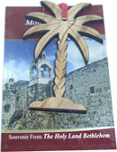 Wood hanging decoration/Christmas Ornament - Palm Tree carved by hand (7.5 cm or 3 Inches)