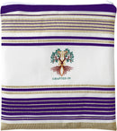 Holy Land Market Grafted IN - Messianic Christian Prayer Shawl/Tallit Prayer Shawl - Creation and Restoration Talit