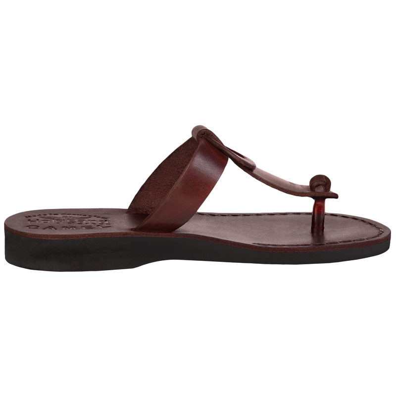 Holy Land Market Men/Women Biblical Jesus Leather Sandals/Slides From Jerusalem (Shepherd's Field IV)