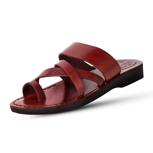Sandalias/Deslizadores de Cuero de Jesús Bíblico para Hombres/Mujeres de Jerusalén (Campo del Pastor II)