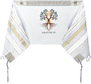 Holy Land Market Grafted IN - Messianic Christian Prayer Shawl/Tallit Prayer Shawl - Creation and Restoration Talit
