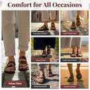 Holy Land Market Men/Women Biblical Jesus Leather Sandals/Slides From Jerusalem (Galilee Style)