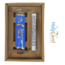 Holy Land Market Messianic Seal Mezuzah case - 4.1 Inch with Scroll Included