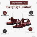 Holy Land Market Men/Women Biblical Jesus Leather Sandals/Slides From Jerusalem (Jesus Style IV)