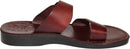 Sandalias/deslizadores de cuero de Jesús bíblico para hombres/mujeres del Mercado de Tierra Santa de Jerusalén (Estilo Andrés II)