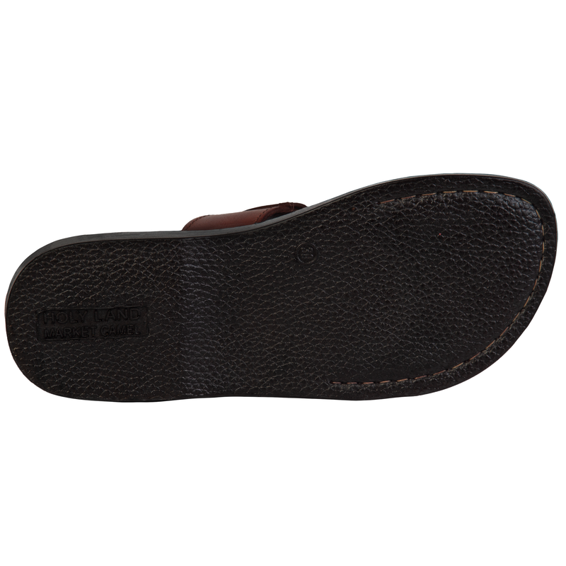 Holy Land Market Unisex Adults/Children Genuine Leather Biblical Sandals/Flip Flops/Slides/Slippers (Jesus - Yashua) Jerusalem Style IV
