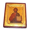 Holy Land Market Jesus Christ Pantocrator Icon with Sheets of Gold (Lithography)