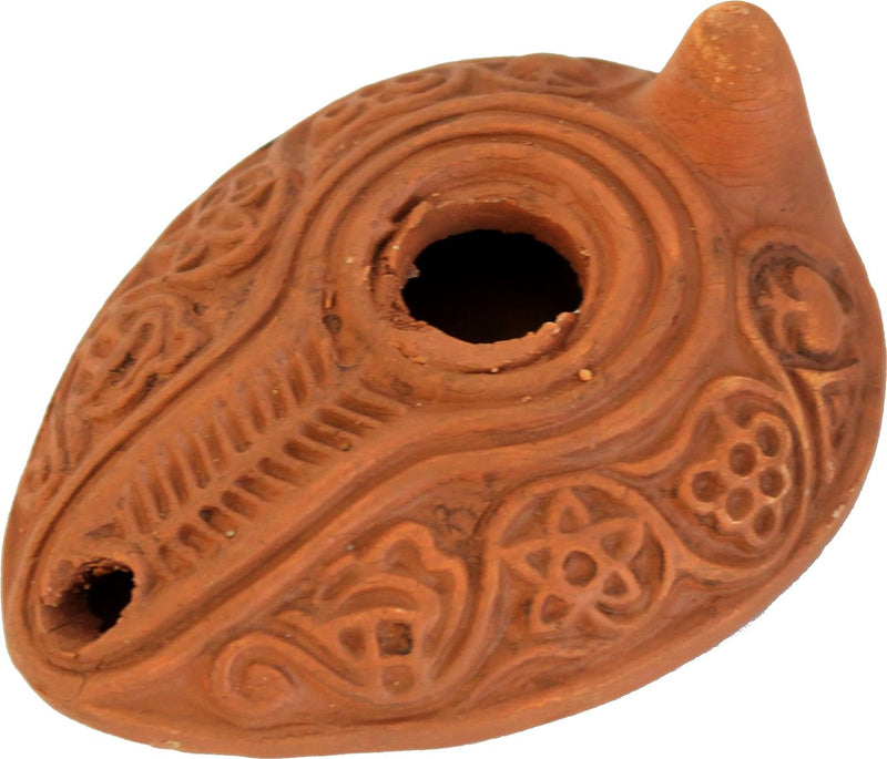 Biblical Replica HERODIAN OIL LAMP from Israel