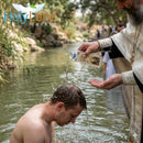Holy Land Market Authentic Jordan River Holy Water Blessed by a Priest – Sacred Catholic Baptism Water for Prayer, Blessings & Spiritual Protection