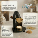 Brass Incense Burner kit - Candle and Incense and Two Mesh Screens, Adjustable Charcoal and Tea Light Bakhoor Burner for Resin, Myrrh, Copal and Bakhoor at Home, Church, Temple or Meditation Space