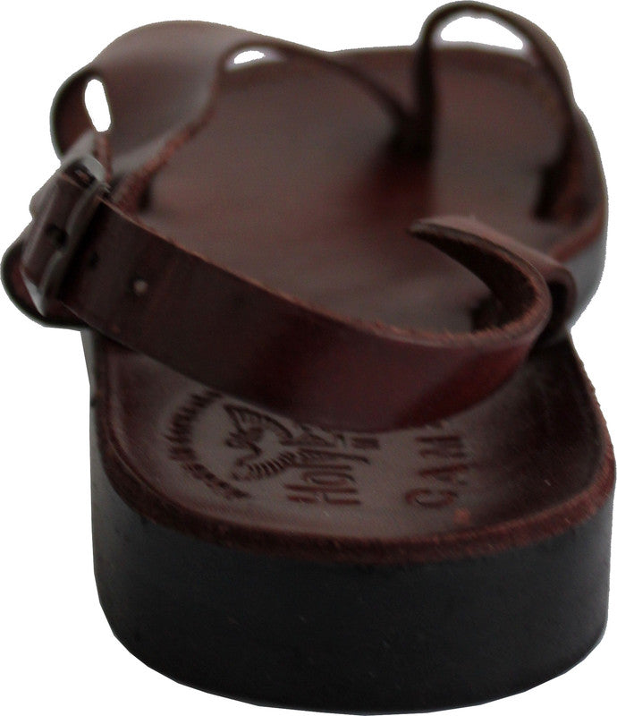 Holy Land Market Men/Women Biblical Jesus Leather Sandals/Slides From Jerusalem (Mary Magdalene Style II)