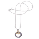 Shema Israel loop with Star of David necklace with long chain by Holy Land Market
