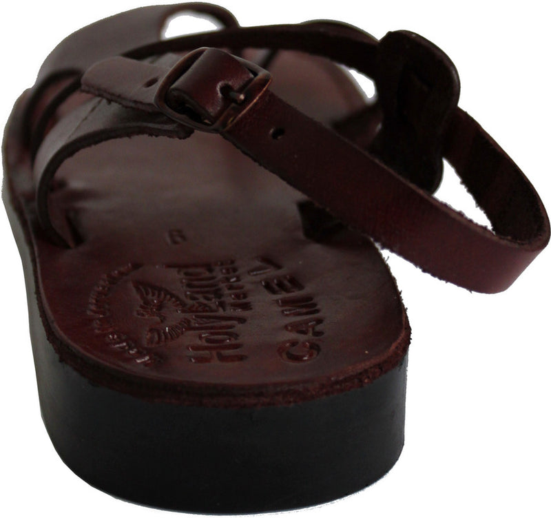 Holy Land Market Men/Women Biblical Jesus Leather Sandals/Slides From Jerusalem (Mary Magdalene Style I)