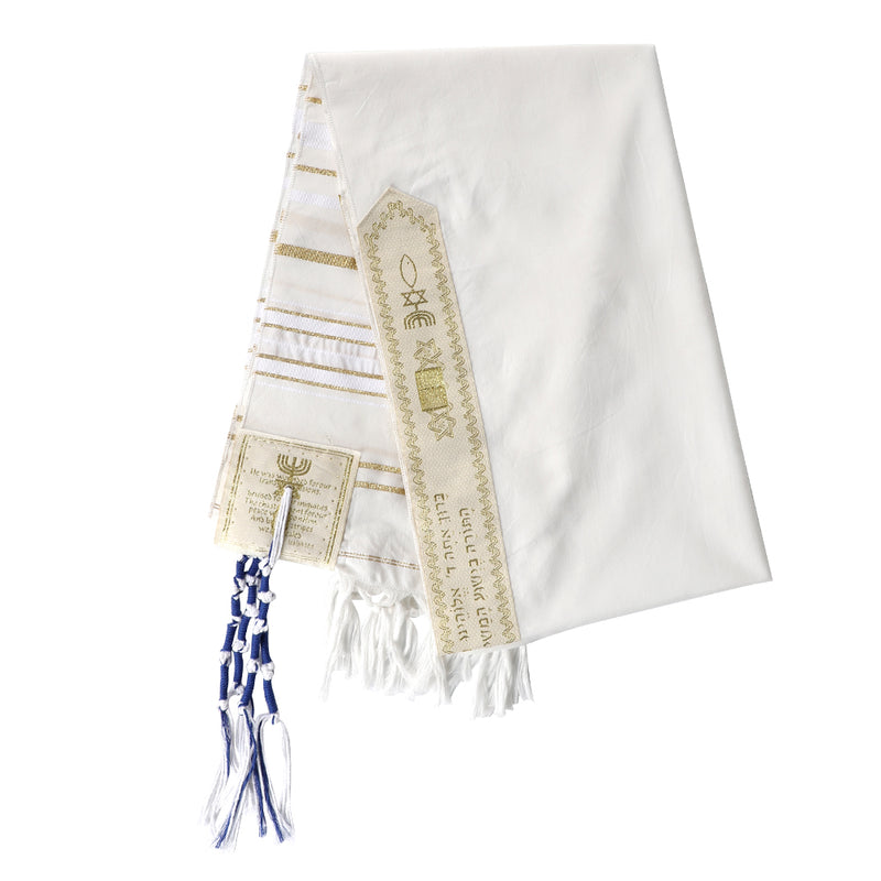 HolyLandMarket Mens Messianic Shawl/Tallit - The Messiah Tallit