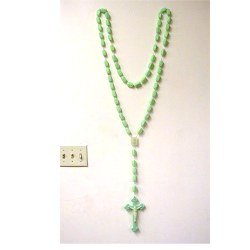 Phosphoric - Phosphorus Holy Rosary (160 cm or 63") Luminous - Light in The Dark Wall Rosary