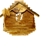 Olive Wood Silent Night Nativity